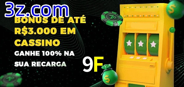 9F melhor bônus de depósito